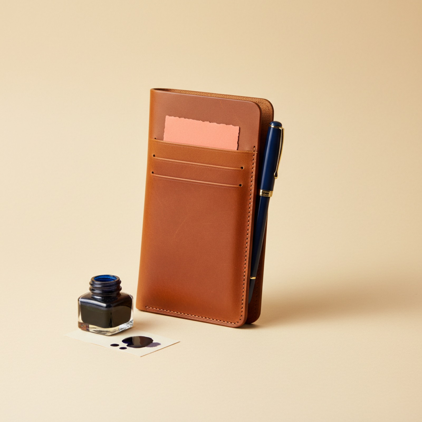 Étui Porte-Carnet Cuir